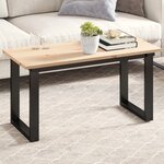 vidaXL Dessus de table 90x40x1 7 cm rectangulaire bois de pin massif