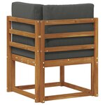 vidaXL Canapé d'angle extérieur Bois d'Acacia Massif