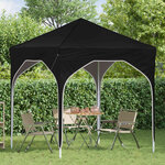 vidaXL Tente de fête pop-up 194 x 194 x 245 cm Noir