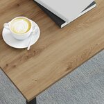 vidaXL Table basse Chêne artisan 70 x 50 x 36 cm Bois d'ingénierie