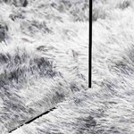vidaXL Tapis Shaggy à poils longs NAVARRA gris argenté 160x160 cm