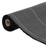 vidaXL Membrane anti-mauvaises herbes noir 0 5x25 m PP