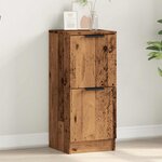 vidaXL Buffet vieux bois 30x30x70 cm bois d'ingénierie