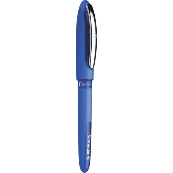 Roller à encre One Hybrid C Pte Conique 05 bleu SCHNEIDER