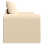 vidaXL Canapé-Lit Crème 98 x 71 x 83 cm tissu