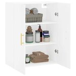 vidaXL Armoire murale blanc 69 5x34x90 cm