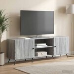 vidaXL Meuble TV 150 x 31 x 50 cm Sonoma gris Bois d'ingénierie