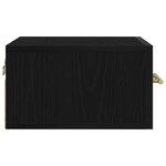 vidaXL Cabinet de chevet 2 Pièces Chêne noir 35 x 35 x 20 cm