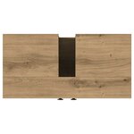 vidaXL Armoire lavabo de salle de bain chêne artisanal 60x30x60 cm