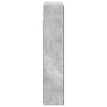 vidaXL Armoire Miroir de Salle de Bain Gris béton 70 x 14 5 x 70 cm