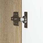 vidaXL Meuble TV Chêne Sonoma 99 x 34 5 x 50 cm Bois d'ingénierie