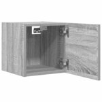 vidaXL Meuble TV mural Sonoma gris 30 5x30x30 cm
