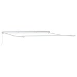 vidaXL Auvent Blanc 4 × 3 5 m Métal