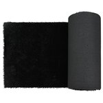 Gazon synthétique vidaXL Noir 1x5 m 40 mm