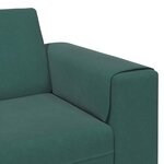 vidaXL Canapé de salon 3 Pièces Vert foncé 250 x 188 x 76 cm