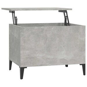 vidaXL Table basse Gris béton 60x44 5x45 cm Bois d'ingénierie