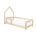 Lit cabane enfant POPPI 90 x 190 blanc 2