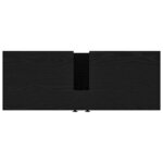 vidaXL Meuble de Lavabo de Salle de Bain Chêne noir 80 x 30 x 60 cm