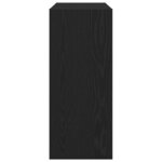 vidaXL Bibliothèque Chêne noir 100 x 30 x 72 cm Bois d'ingénierie