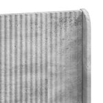 vidaXL Tête de lit Gris béton Bois d'ingénierie