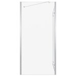 vidaXL Enclos de bain 120x69x130 cm Verre trempé Transparent