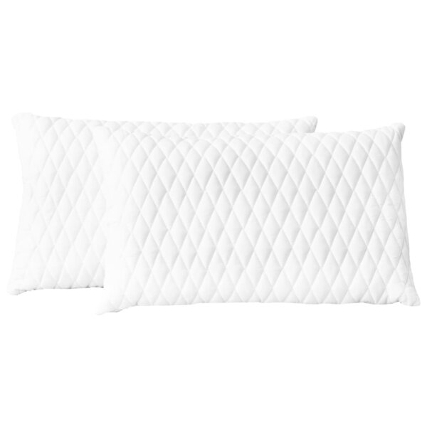 vidaXL Oreillers lot de 2 60x40x14 cm Mousse à mémoire de forme