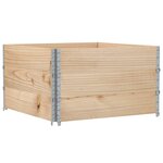 vidaXL Jardinière 100x100 cm bois de pin massif