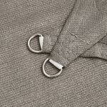 vidaXL Voile d'ombrage 160 g/m² trapèze gris clair 4/5x4 m PEHD