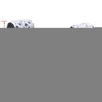 Banc banquette design avec patchwork bleu et blanc 02_0010995