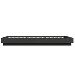 vidaXL Cadre de lit sans matelas noir 75x190 cm