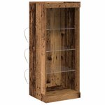 vidaXL Buffet LED Bois ancien 41 x 37 x 100 cm Bois d'ingénierie