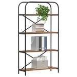 vidaXL Étagère Bois ancien 80 x 30 x 146 cm Bois d'ingénierie