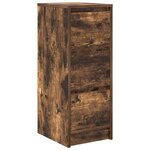 vidaXL Buffet chêne fumé 29 5x34x76 cm bois d'ingénierie