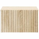 vidaXL Cabinet de chevet mural 2 pièces Chêne Sonoma 33 x 34 5 x 20 cm