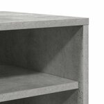 vidaXL Meubles à chaussures 60 x 35 x 92 cm Gris béton