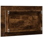 vidaXL Miroir de salle de bain à LED chêne sonoma bois d'ingénierie