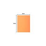 Paquet de 50 chemises 2 rabats SUPER 210g 24x32cm Orange EXACOMPTA