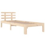 vidaXL Cadre de lit sans matelas bois massif 90x200 cm