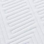 vidaXL Matelas Blanc  bleu 100 x 200 cm Mousse