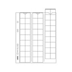 Feuilles numismatiques MU54 pour 54 monnaies jusque Ø 20 mm