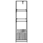vidaXL Armoire sonoma gris 90x50x180 cm bois d'ingénierie