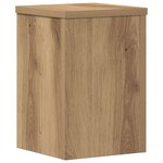 vidaXL Supports pour plantes 2 Pièces chêne artisanal bois d'ingénierie