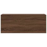 vidaXL Armoire murale de bain chêne marron 100x25x40cm bois ingénierie