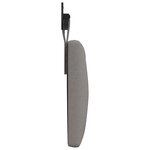 vidaXL Tête de lit suspendue Taupe Tissu