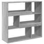 vidaXL Bibliothèque/Séparateur de pièce sonoma gris 100x33x94 5 cm