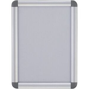 Vitrine Curled Snap, transparente, cadre en aluminium, format A3