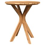 vidaXL Table bistrot Marron 70 x 70 x 75 cm Bois de teck solide