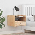 vidaXL Table de chevet Marron 38 x 36 x 29 5 cm Bois massif en pin