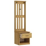 vidaXL Portemanteau SANDNES 45x40x159 5 cm bois massif pin