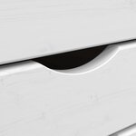 vidaXL Armoire roulante avec tiroirs MOSS bois de pin marron miel